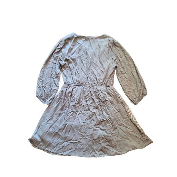 NWT Savanna Jane Sweet Pea Embroidered Dress Light Olive Women's Medium - Picture 2 of 5